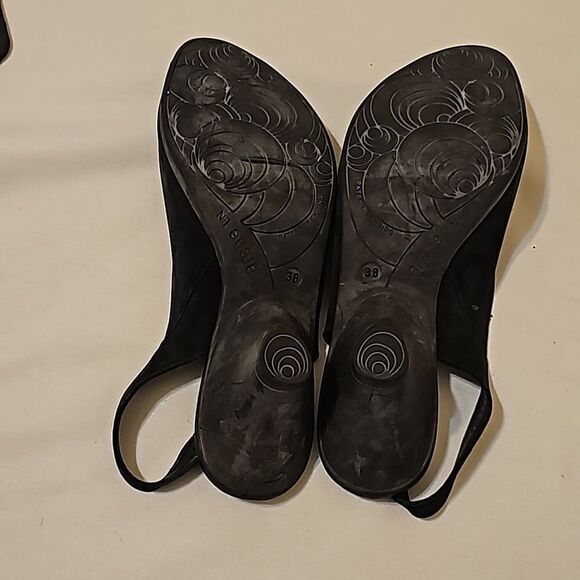 ARCHE  Heeled Peep Toe Slingback Pumps EU 38/US 8 - Made in FRANCE - Picture 3 of 6